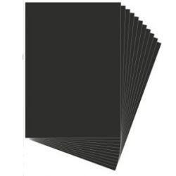 CARTONCINO COLORATO FG.100 A4 GR.120 NERO