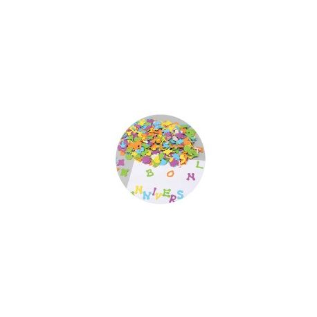 FORME GOMMA CREPP ADESIVA PZ.405 LETTERE