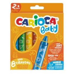 PASTELLI CERA MAXI CARIOCA BABY PZ.8