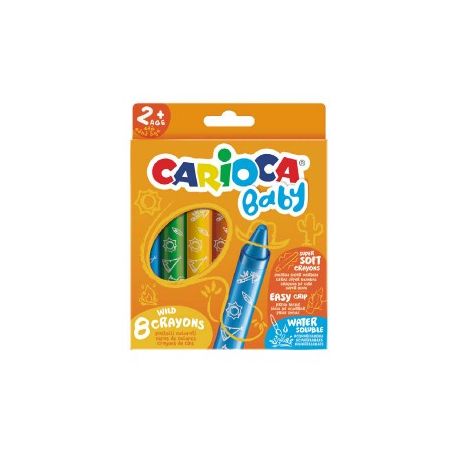 PASTELLI CERA MAXI CARIOCA BABY PZ.8