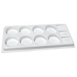 TAVOLOZZA PER ACQUERELLI JUMBO 11 SCOMPARTI CM. 14