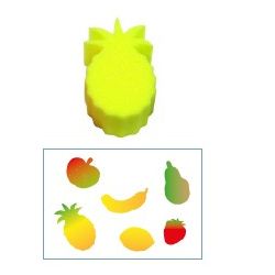 TIMBRI SPUGNE MAXI CM. 15 PZ. 6 FRUTTA