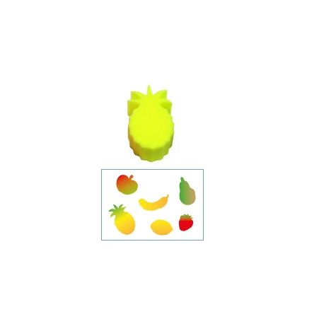 TIMBRI SPUGNE MAXI CM. 15 PZ. 6 FRUTTA