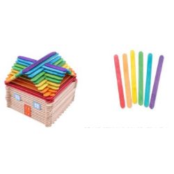 LEGNO DA DECORARE STECCHE COLORATE CM. 11,5X1 PZ.