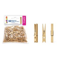 LEGNO DA DECORARE MOLLETTE IN LEGNO PZ. 50 MM. 72X