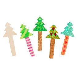 LEGNO DA DECORARE STECCHE ALBERO DI NATALE PZ.10 C