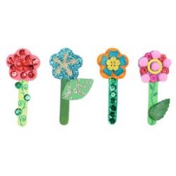 LEGNO DA DECORARE STECCHE FIORI PZ.10 CM. 12H