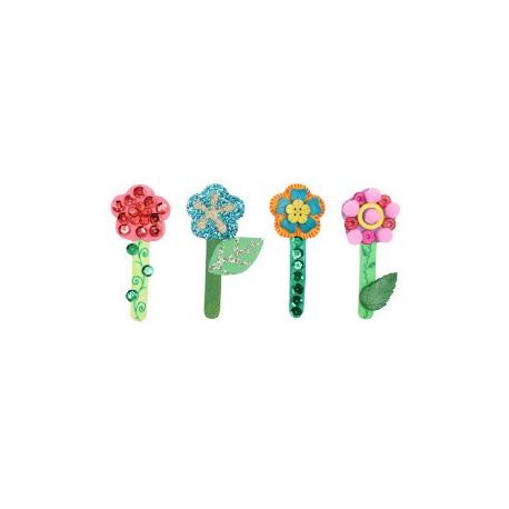 LEGNO DA DECORARE STECCHE FIORI PZ.10 CM. 12H