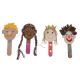 LEGNO DA DECORARE STECCHE VISO PZ.10 CM. 12H