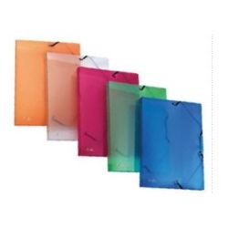 CARTELLINA CON ELASTICO PPL CM. 25X35 DORSO CM.2,5