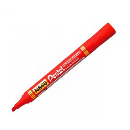 Marker Pentel N860 punta scalp. rosso
