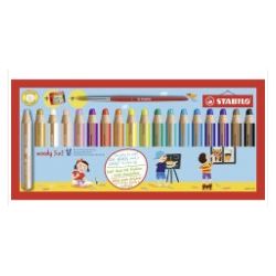 MATITONI STABILO WOODY 3 IN 1 18 COLORI + TEMPERON