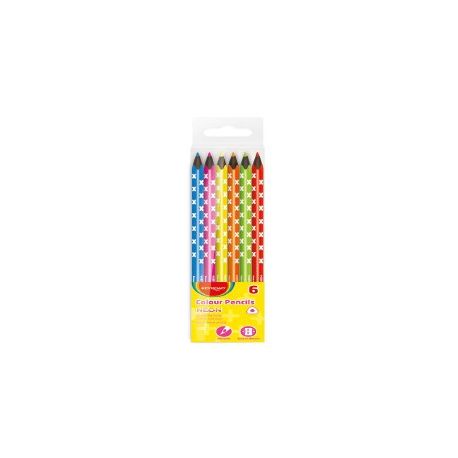 MATITE MINABELLA 6 COLORI FLUO
