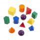 SOLIDI GEOMETRICI IN PLASTICA COLORATI CUBO CM.8 P