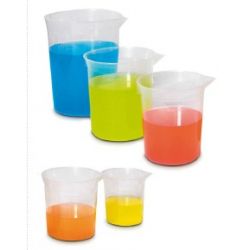 RECIPIENTI GRADUATI PZ. 5 ML. 100/200/300/500/1000
