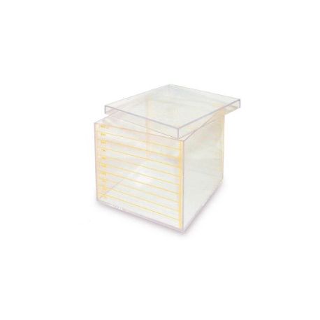 CUBO GRADUATO CM 10X10X10 CON TAPPO PER BAMBINI