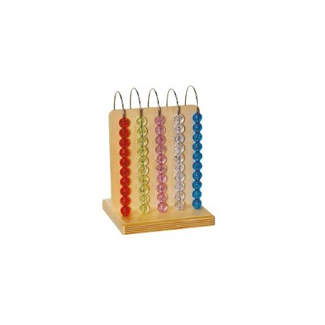A. VERTICALE IN LEGNO CON 5 FILE PER BAMBINI