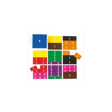 QUADRATO DELLE FRAZIONI PER BAMBINI