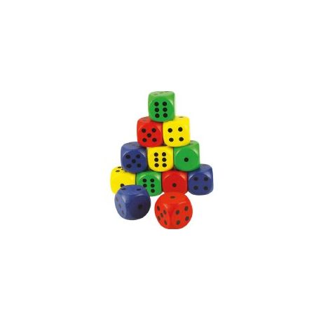 DADO CM. 3X3X3 PZ. 12 COLORATI