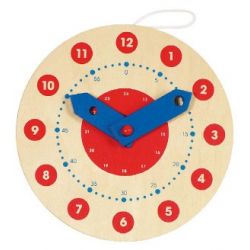 OROLOGIO IN LEGNO IMPARIAMO LE ORE ? CM. 18