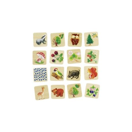 GIOCO "LE 4 FORME" IN LEGNO CM.14,5X14,5 PER BAMBINI