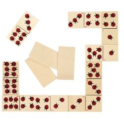 DOMINO COCCINELLE PZ.28 CM. 3X6