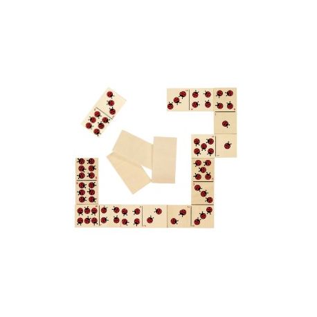 DOMINO COCCINELLE PZ.28 CM. 3X6