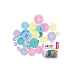 BOTTONI MM.25 COLORE PASTELLO PZ.30