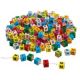 CUBI ALFABETO COLORATI DA INFILARE PZ.325