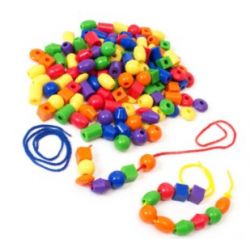 PERLE IN PLASTICA CM. 2,5 PZ.100