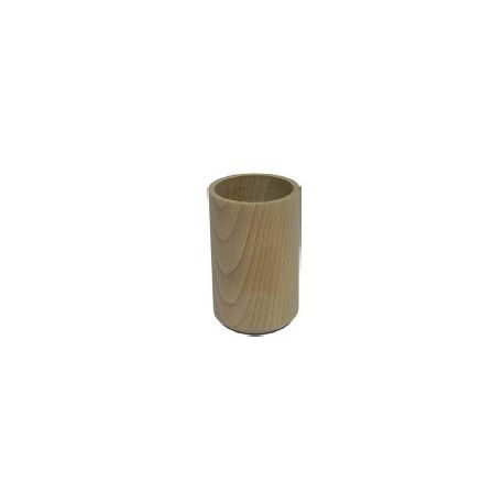 LEGNO DA DECORARE PORTAMATITE TONDO ? 6 CM.9H