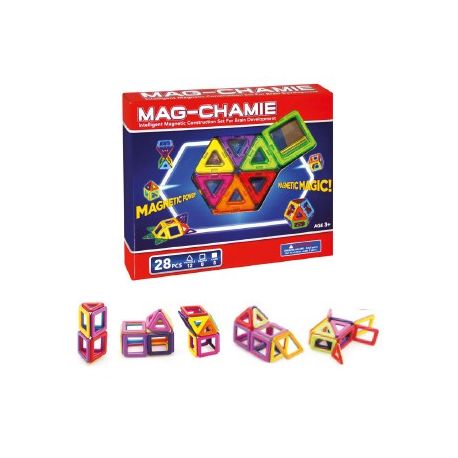 GEO-MAGNETICA - SCATOLA 28 PEZZI PER BAMBINI