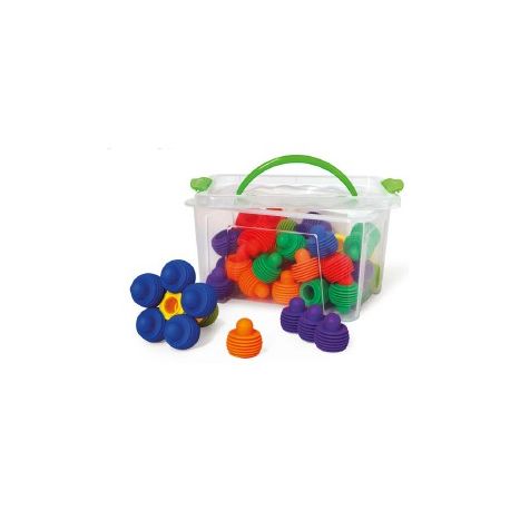 I FUNGHI COLORATI - BAULETTO 60 PEZZI PER BAMBINI