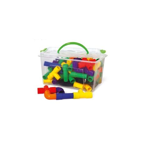 TUBETTI COLORATI - BAULETTO 72 PEZZI PER BAMBINI