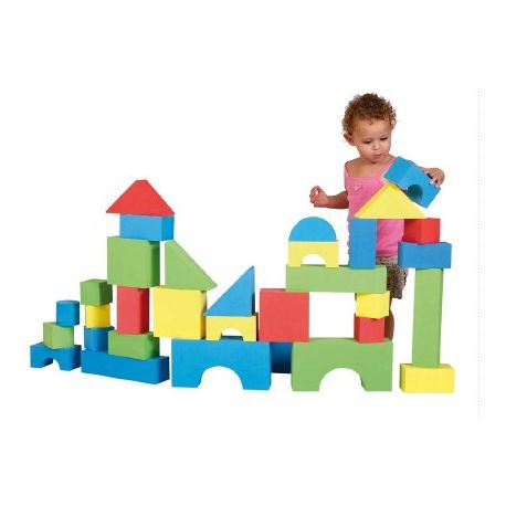 BLOCCHI EDUCATIVI MORBIDI - SACCA 32 PZ. PER BAMBINI