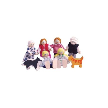 PERSONAGGI - 8 PZ. - FAMIGLIA PER BAMBINI