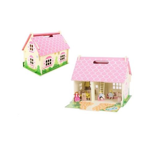 COTTAGE GIGANTE COMPLETO DI ACCESSORI PER BAMBINI