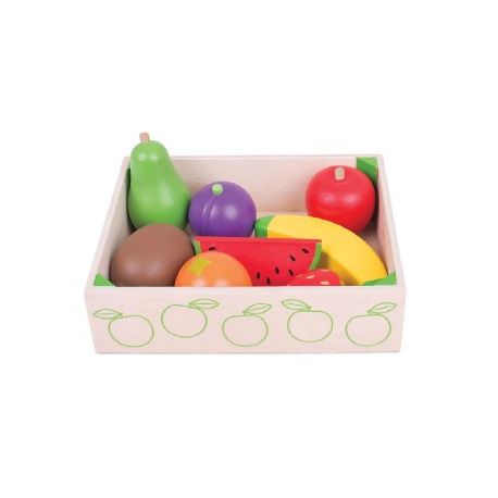 CASSETTA DEL FRUTTIVENDOLO - IN LEGNO PER BAMBINI