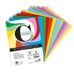 CARTONCINO A4 GR. 200 FG. 100 CROMATICA GIALLO