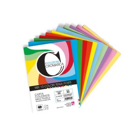 CARTONCINO A4 GR. 200 FG. 100 CROMATICA VERDE
