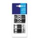 NASTRO WASHI TAPE MT5X15MM PZ. 6 BIANCO/NERO