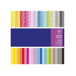 CARTA PER SCRAPBOOKING MM.305X305 FG. 24 ASS. TEXT