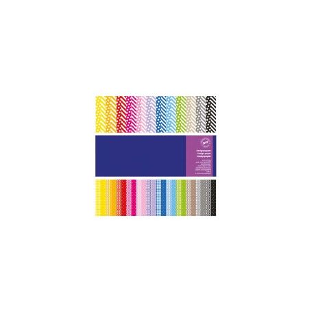 CARTA PER SCRAPBOOKING MM.305X305 FG. 24 ASS. TEXT