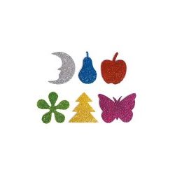 FORME GOMMA CREPP GLITTER PZ.44 FORME ASS.