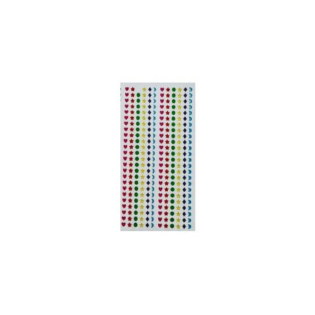 STRASS GEMME ADESIVE PZ. 2150 FORME ASSORTITE