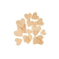 LEGNO DA DECORARE CUORI MM. 30-40-50 PZ.100