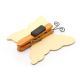 LEGNO DA DECORARE CLIP MAGNETICO FARFALLA CM. 8,5