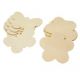 LEGNO DA DECORARE FARFALLE E FIORI PZ. 12