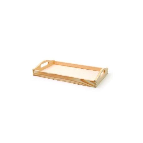LEGNO DA DECORARE VASSOIO CM. 39,5X24X2,5