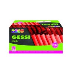 GESSI COLORATI ROSSI PZ.100